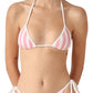 Bikini Pezzo Sopra Donna Mc2 Saint Barth Triangolo Leah String - Stripes V