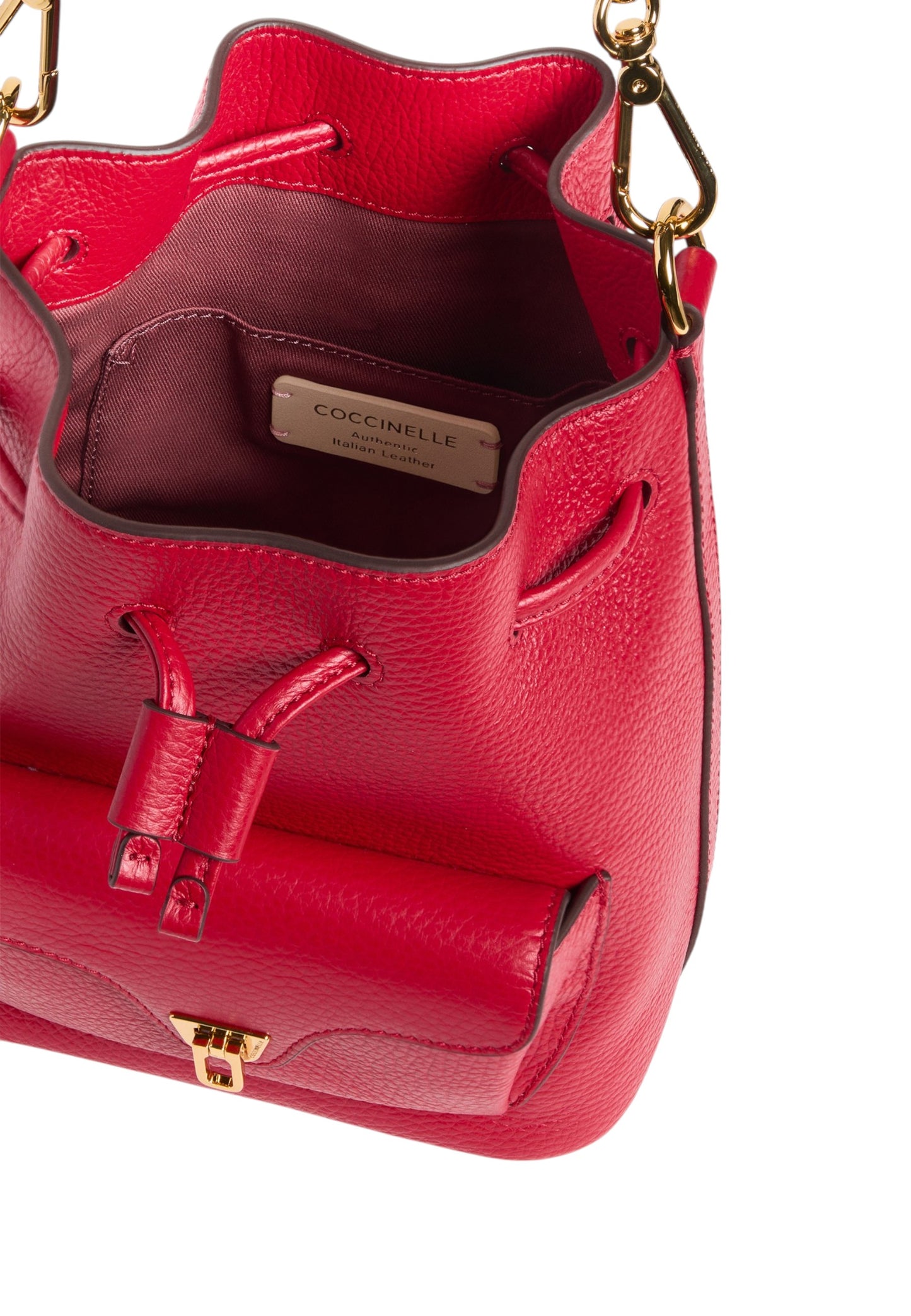 Borsa A Spalla Donna Coccinelle Secchiello In Pelle Martellata Coccinelle Beat Generation Small E1TFK230301