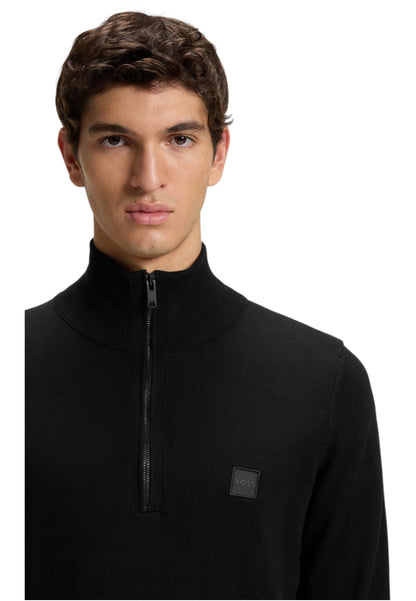 Maglione Collo Alto Uomo Boss Mezza zip Kanobix 50527585
