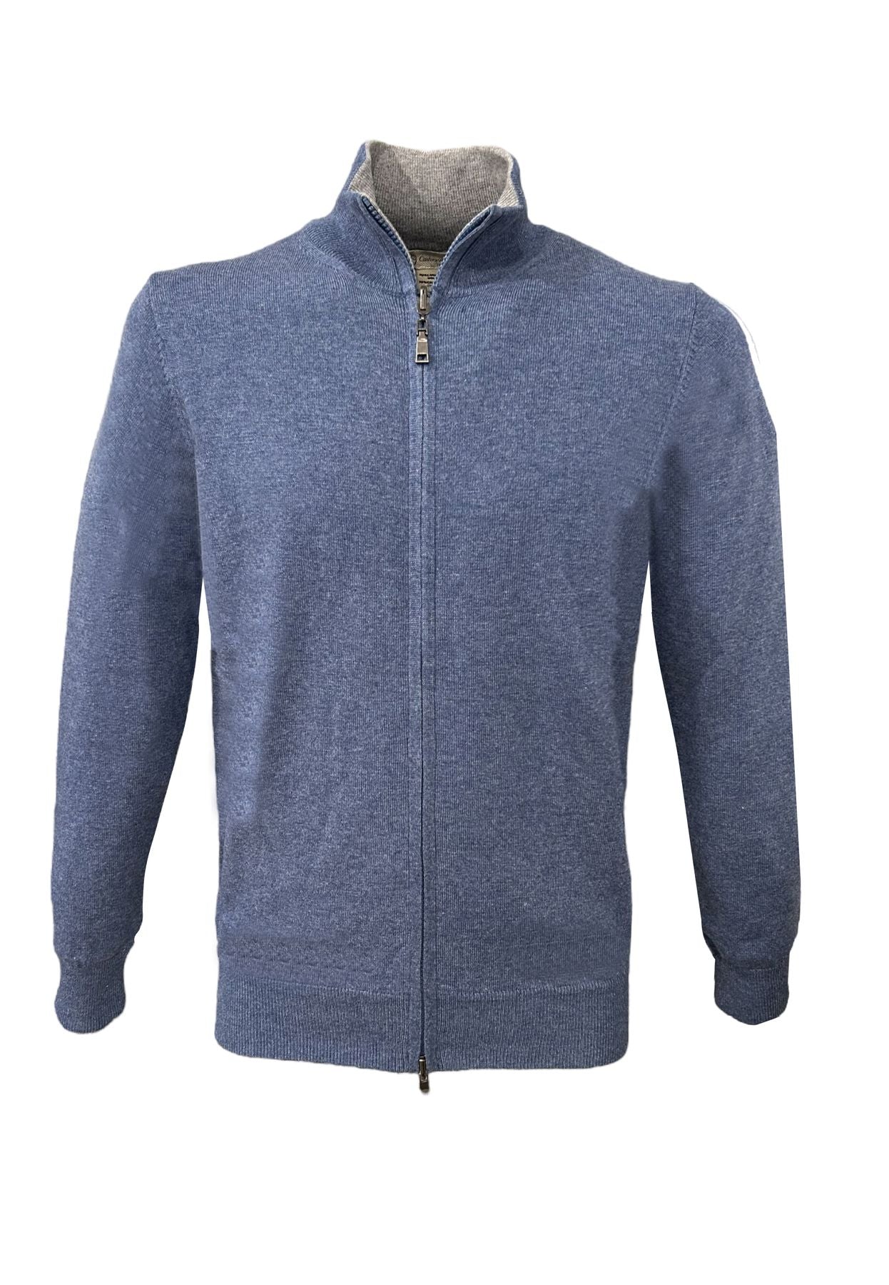 Maglione Con Zip Uomo Cashmere Company Reversibile F.12 IU204406