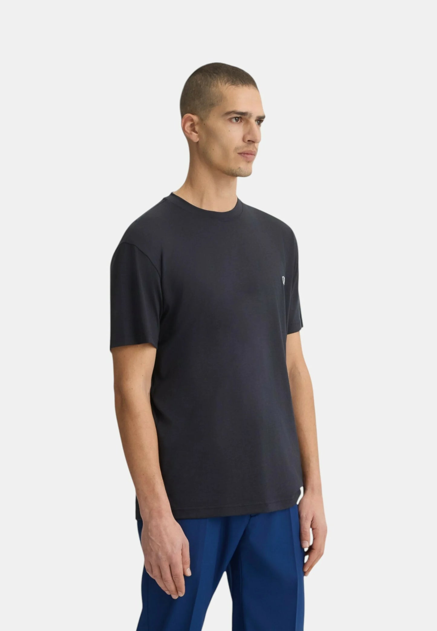 T-Shirt Manica Corta Uomo Liu Jo In Lyocell  QXX115J4805