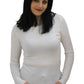 Maglione A Girocollo Donna White Wise   ESS104