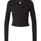 Top Manica lunga Donna Guess  Milena Front Bow W6RP11KAQL2