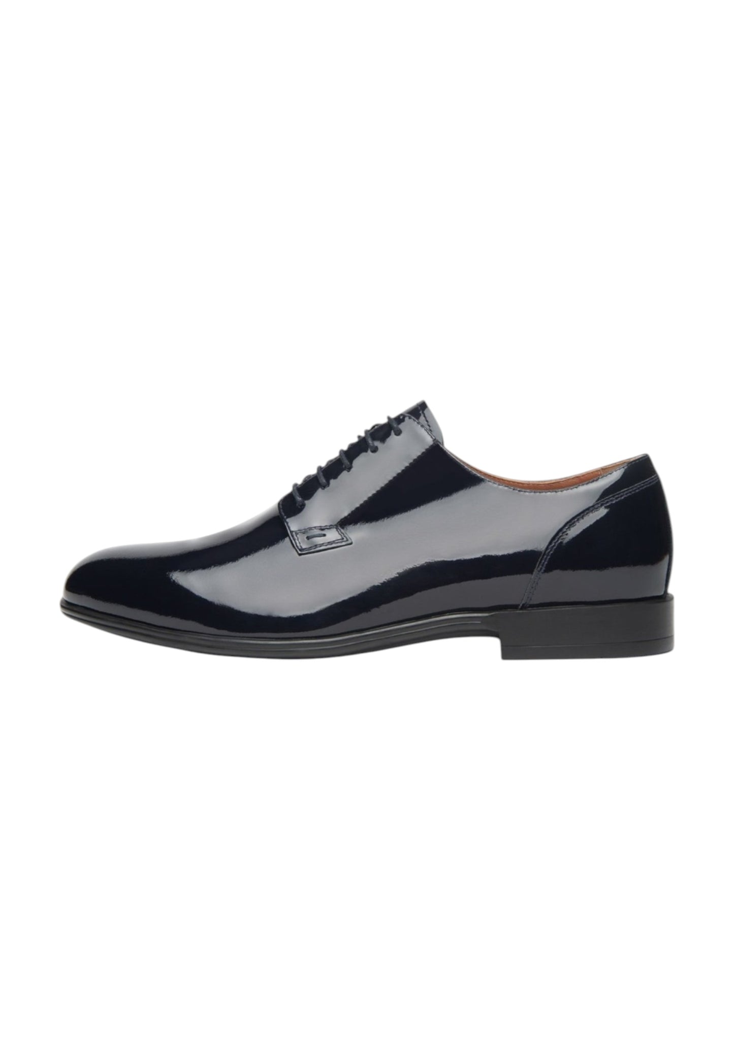 Stringate Basse Uomo Nero Giardini In Vernice  E600121UE