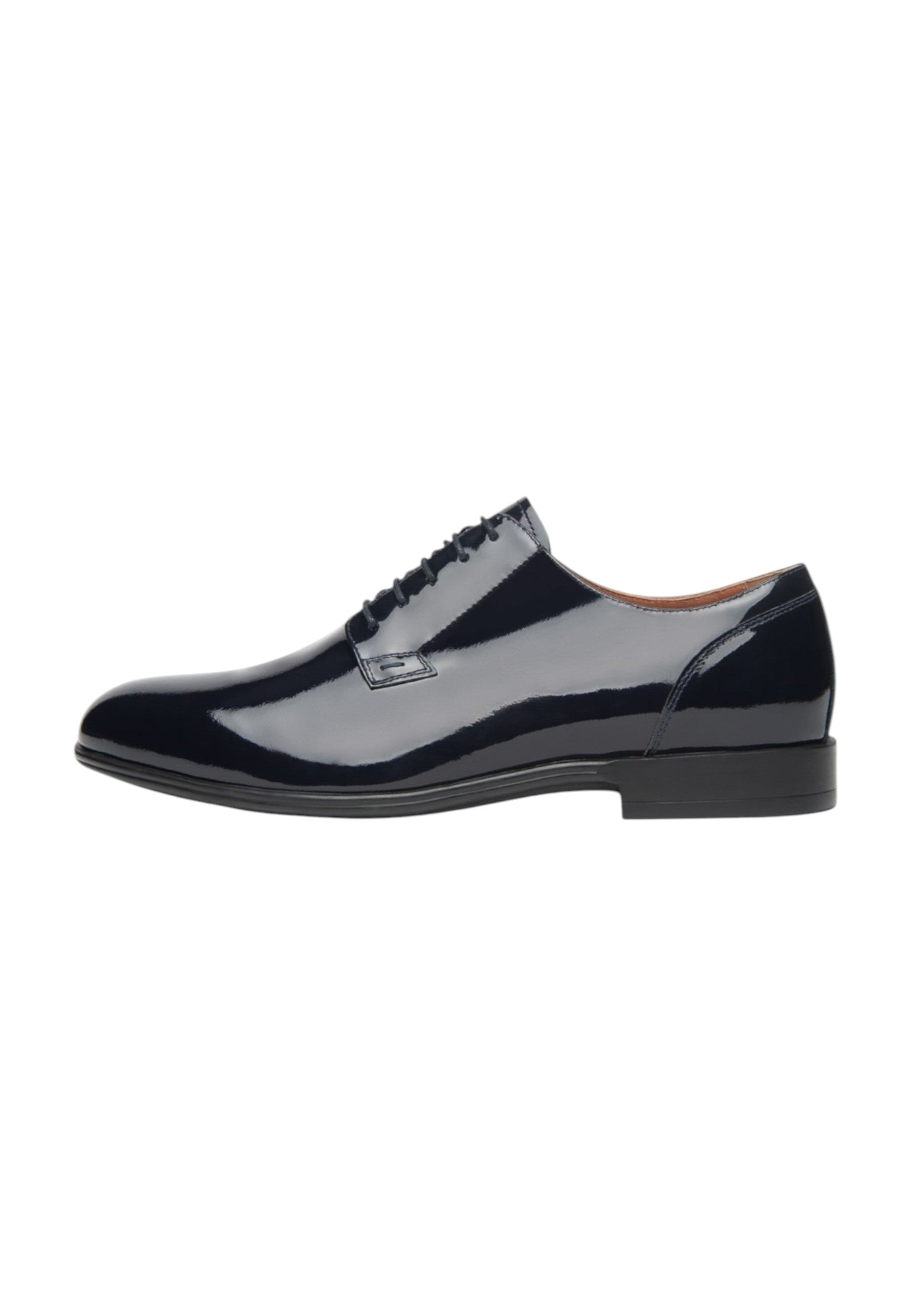 Stringate Basse Uomo Nero Giardini In Vernice  E600121UE