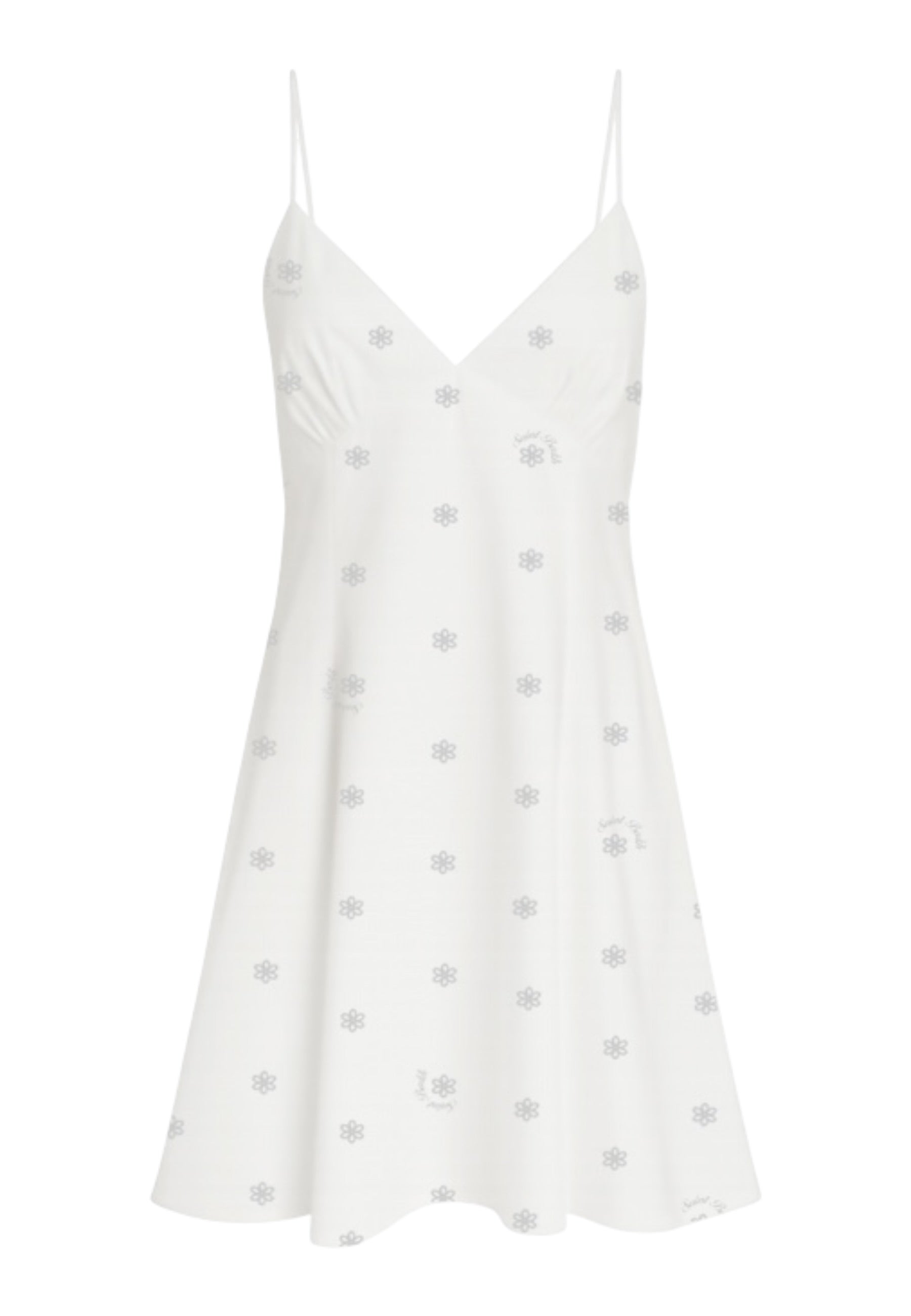 Vestito Corto Donna Mc2 Saint Barth Cotton Flower Emb Marge MGE0002