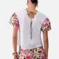 T-Shirt Manica Corta Donna Liu Jo Naive Roses  WA6513J6308
