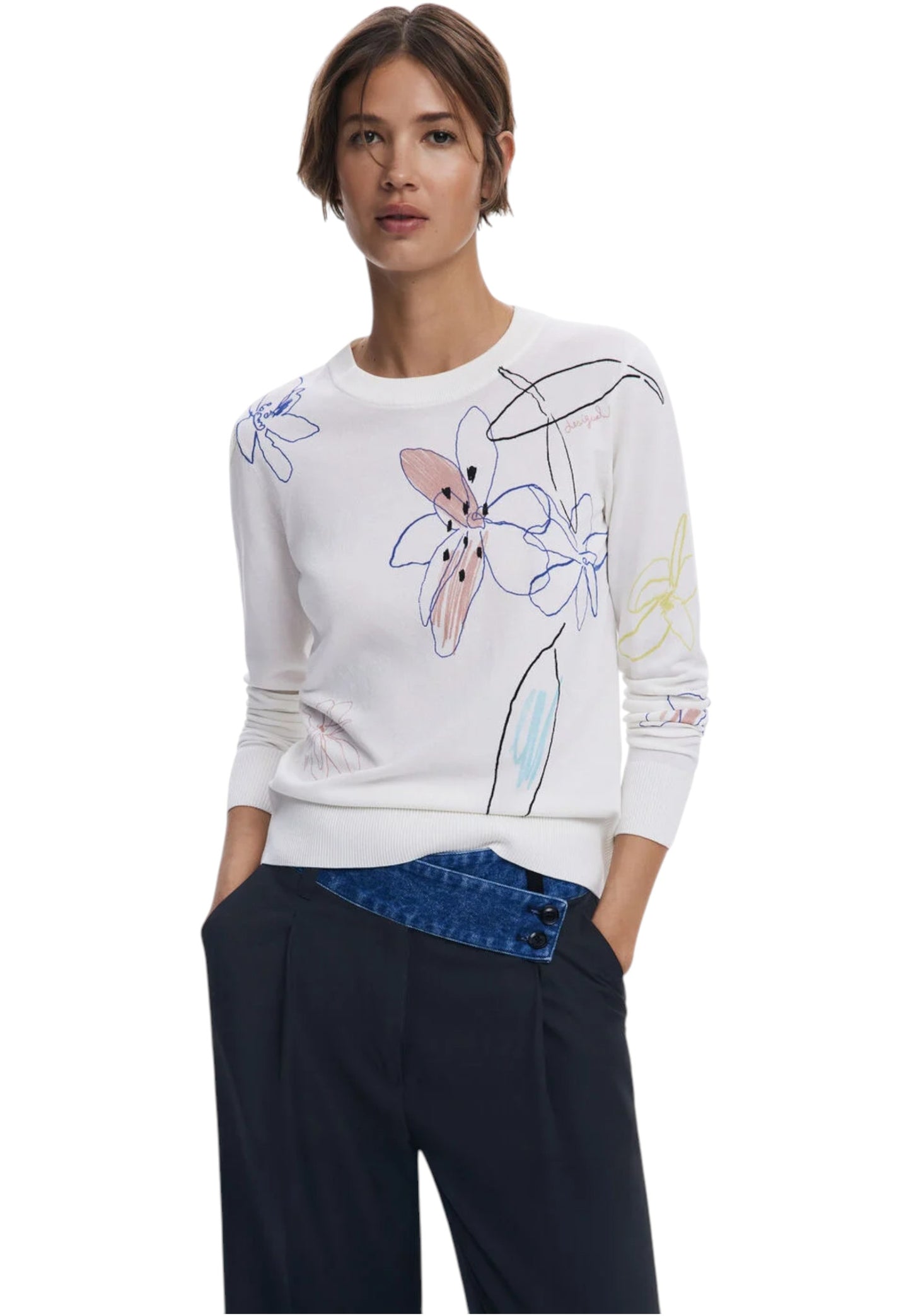Maglione  Donna Desigual  Jers Arty 25WWJF33