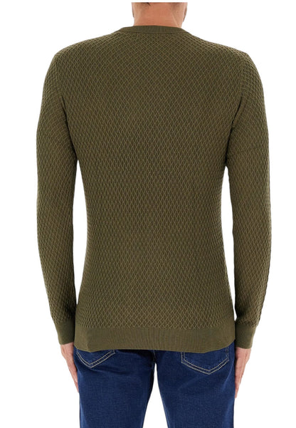 Maglione A Girocollo Uomo Guess  Davin Stitched M4YR05Z3FB1