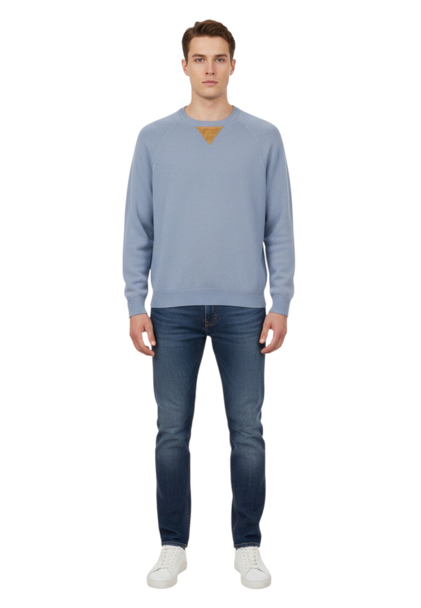 Maglione A Girocollo Uomo Alviero Martini Con Patch  25IU13501UI73
