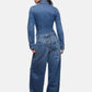 Camicia Manica lunga Donna Liu Jo In Denim Con Stringhe Liu Jo feat ELODIE UA6507D0399