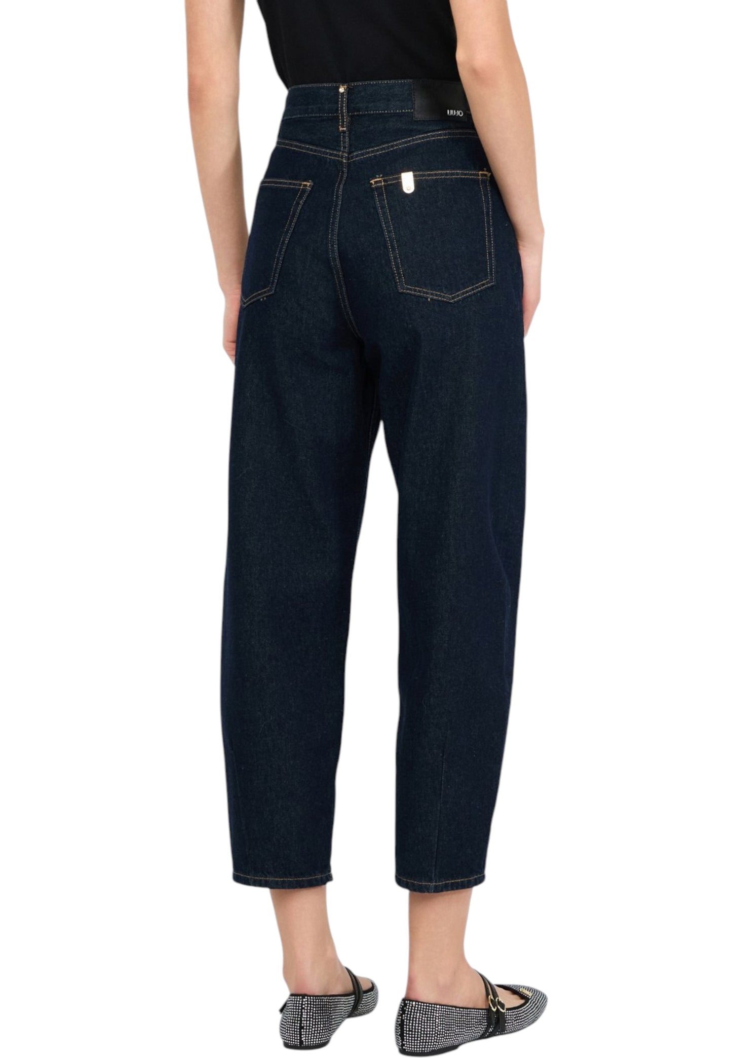 Jeans Balloon Fit Donna Liu Jo Vita Alta New Barrel UF5220D0283