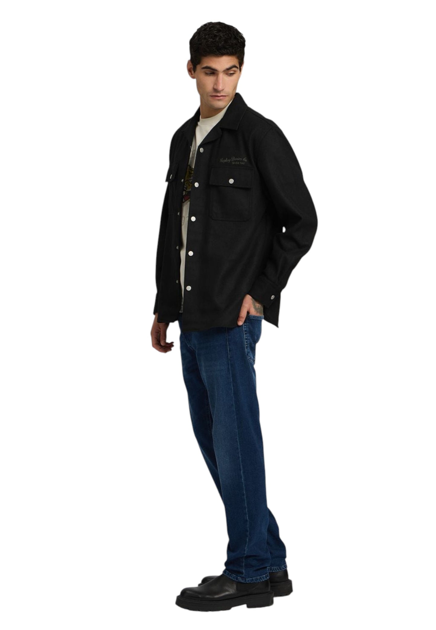 Giacca Invernale Uomo Replay In Misto Lana  M8496 .000.85344