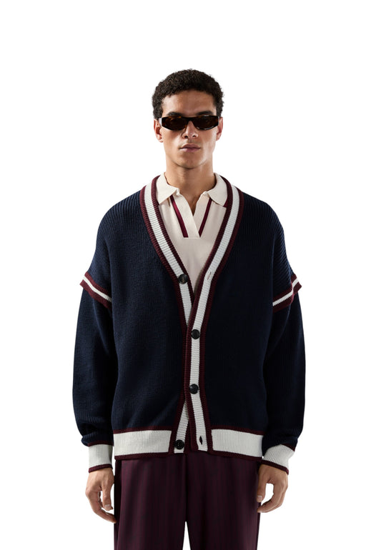 Cardigan  Uomo Gcds  Logo Lounge College B2EM1800KI3