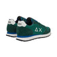 Sneakers Basse Uomo Sun68 Stile Running, Logo Ricamato, Nylon E Suede Tom Solid Z46101