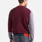 Maglione A Girocollo Uomo Harmont & Blaine Misto lana e cashmere, Design color block, Regular Fit, Finiture a costine, Logo Harmont & Blaine  HRR898030187