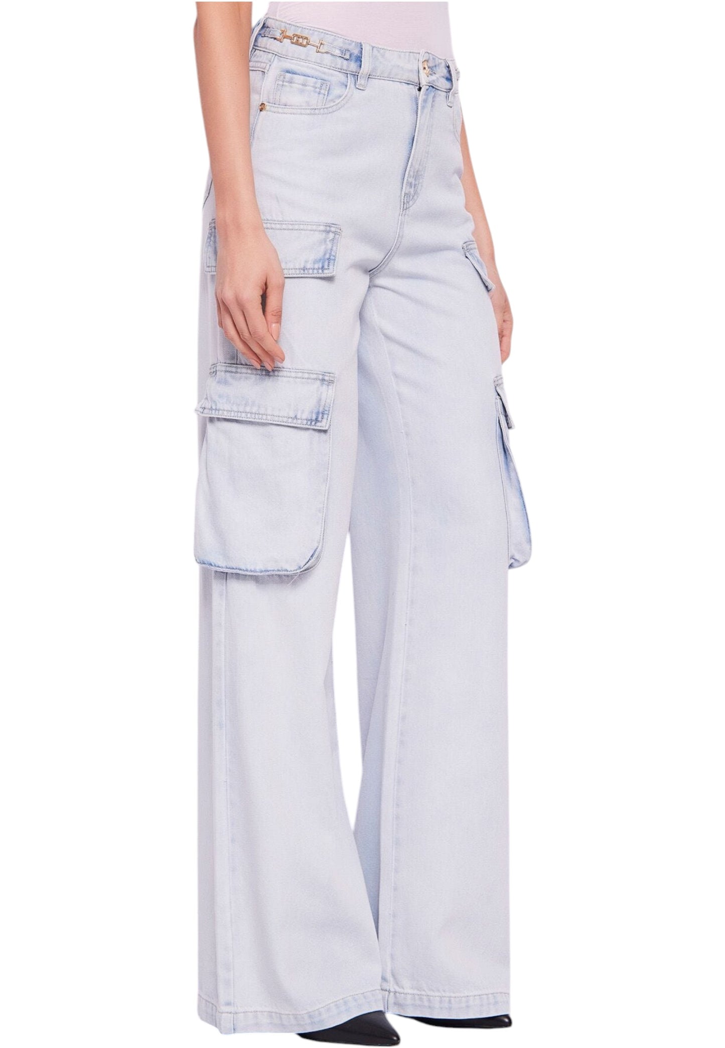 Jeans Cargo Donna Gaudi