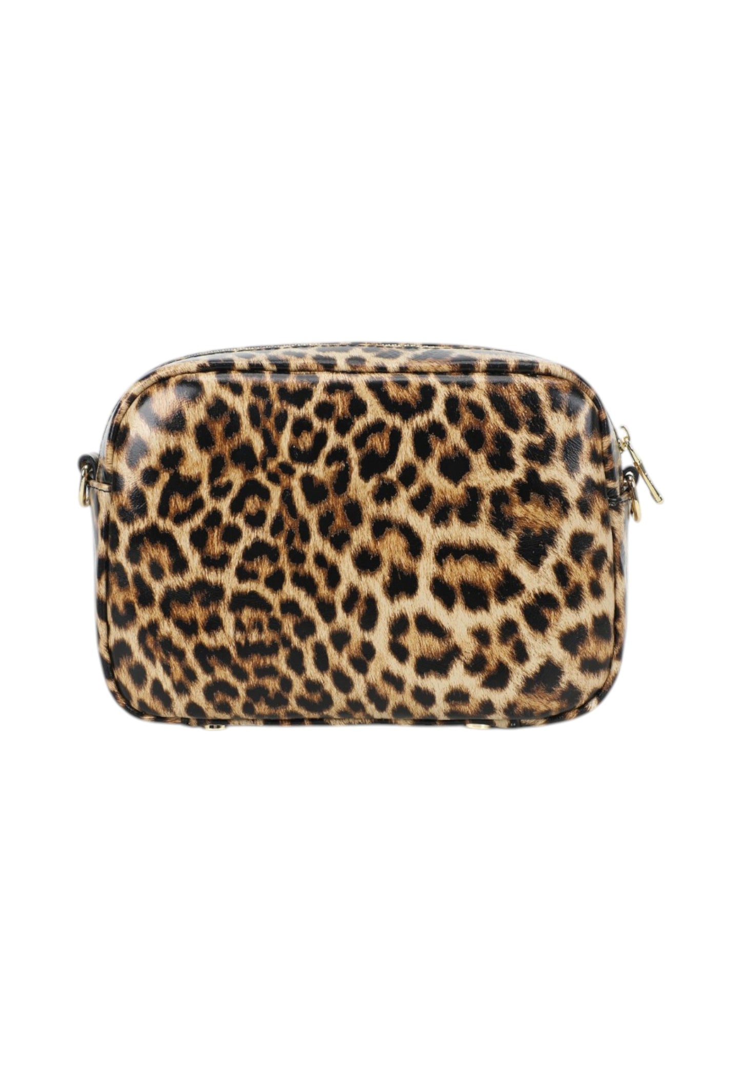 Borsa A Tracolla Donna Braccialini In Pelle Stampa Leopard Con Doppio Tascino Frontale Dolly B19100PP