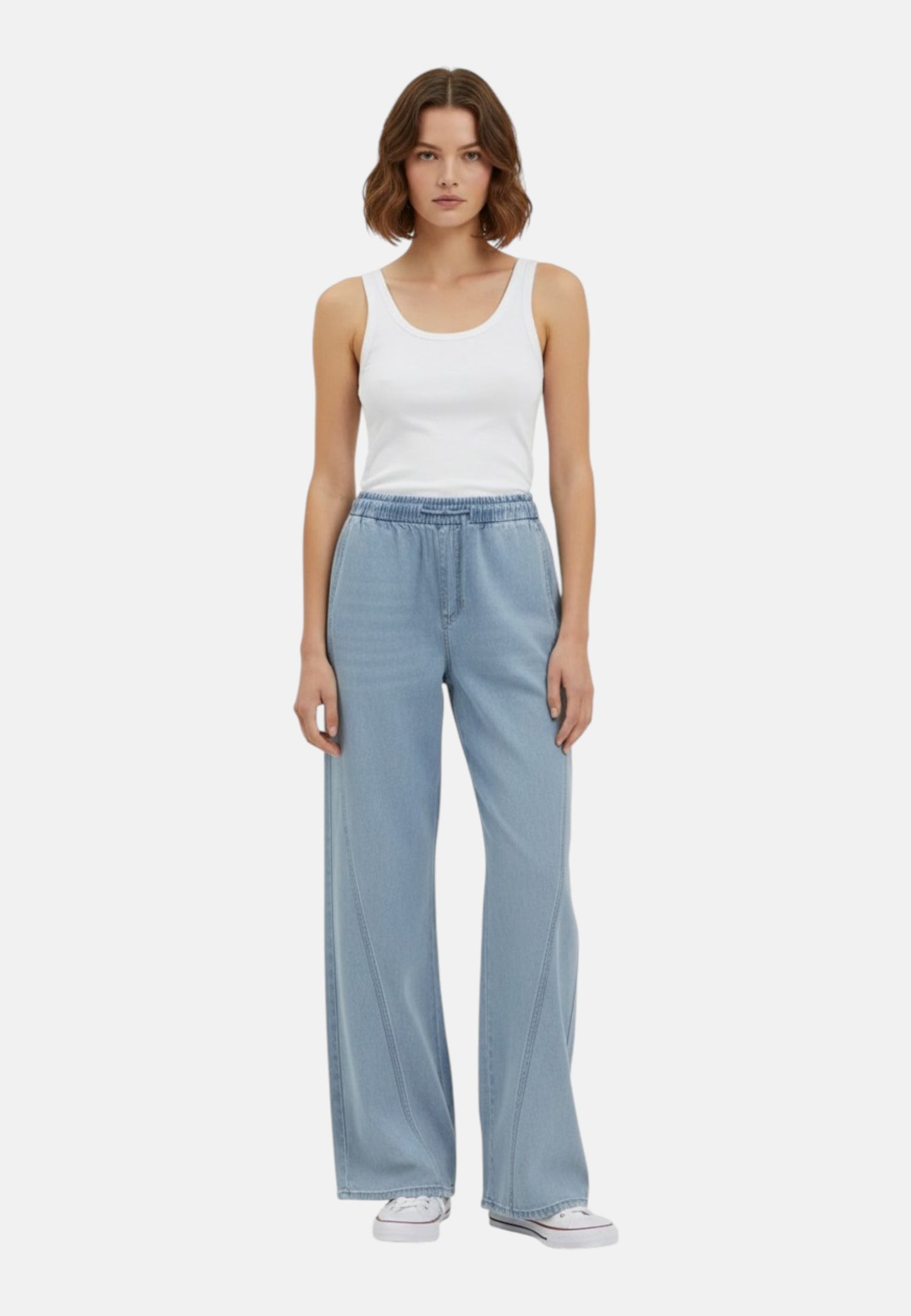 Jeans Wide Leg Donna Guess Tinted Vintage Light Gj Jogger Twisted Extrawide W6GA2JD7902