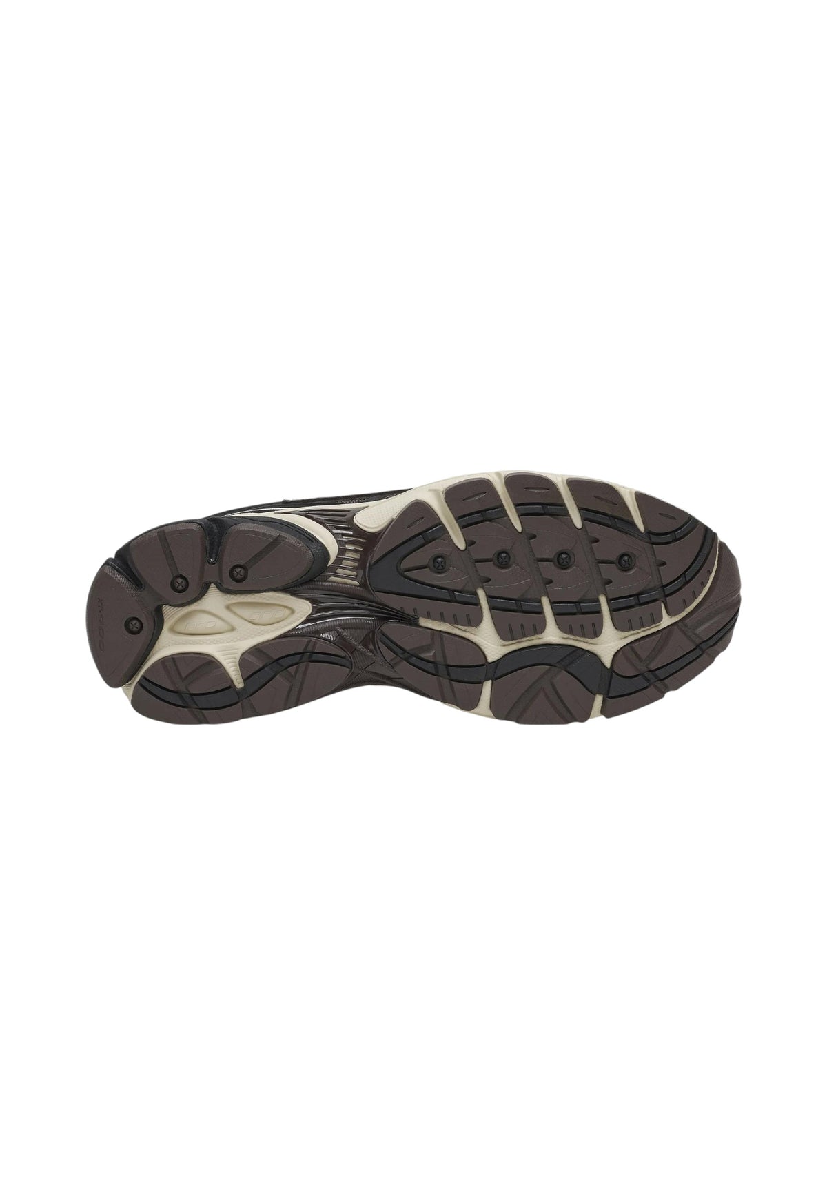 Sneakers Basse Uomo Saucony Chiusura con lacci, Tomaia in mesh aperto traspirante, Inserti in pelle scamosciata, Gabbia stabilizzante gommata, Ammortizzazione GRID Progrid Omni 9 S101835