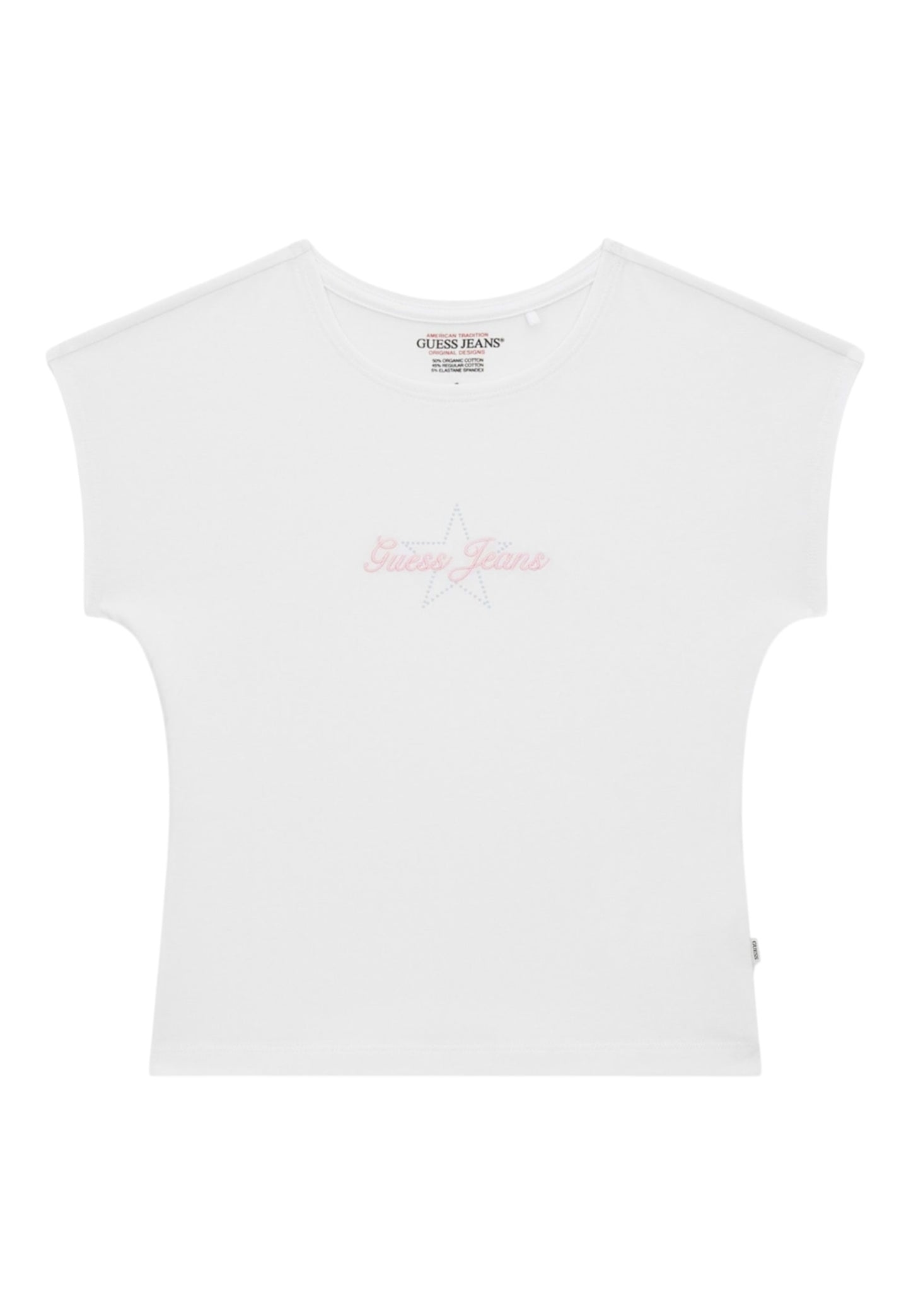 T-Shirt Manica Corta Donna Guess  Gj Raglan Star Baby W6RI21J1314
