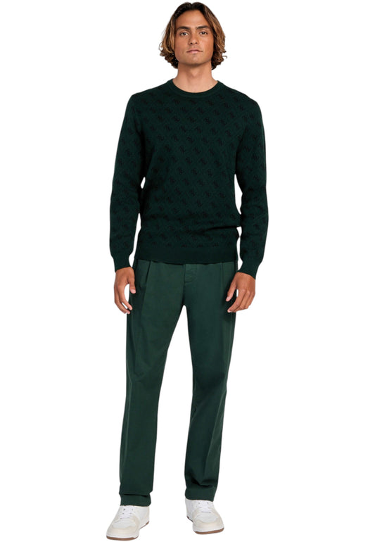 Maglione A Girocollo Uomo Guess  Humbert 4G Logo M5YR10Z3OE2