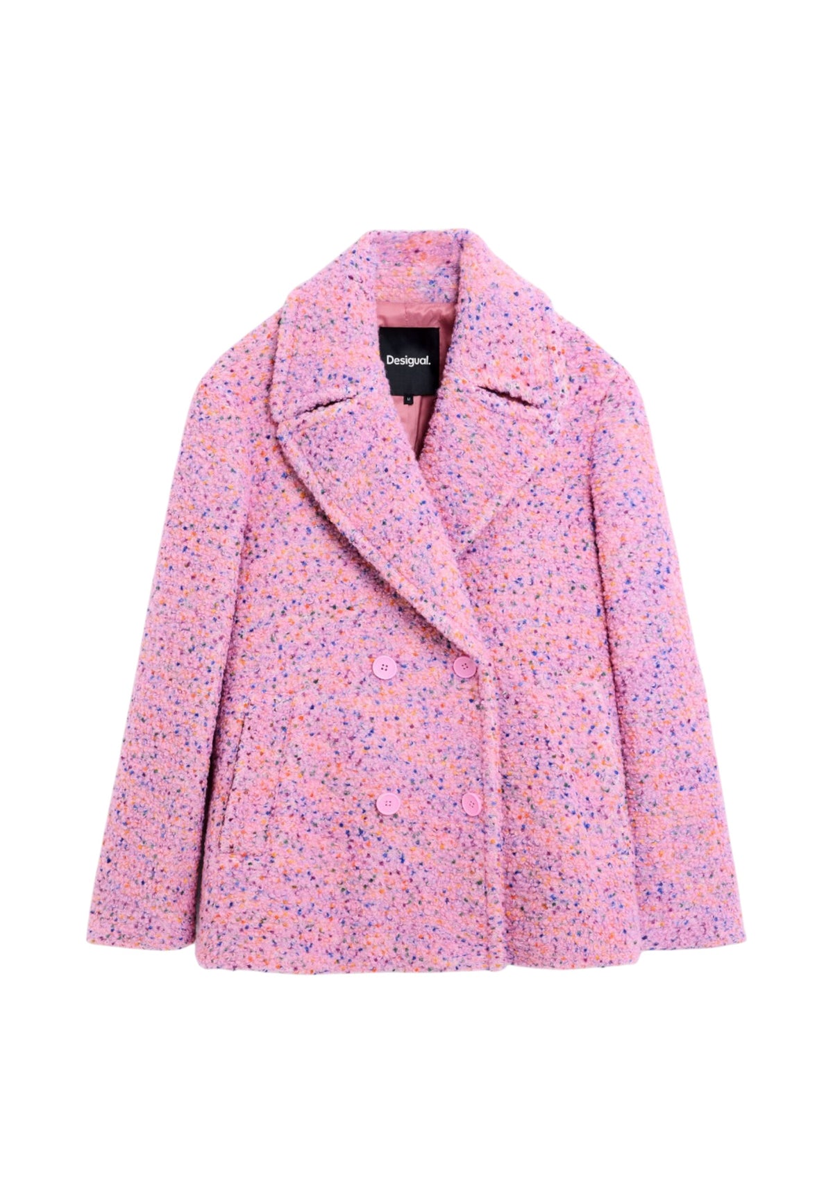 Cappotto  Donna Desigual  Coat Bottone 26WWEW21