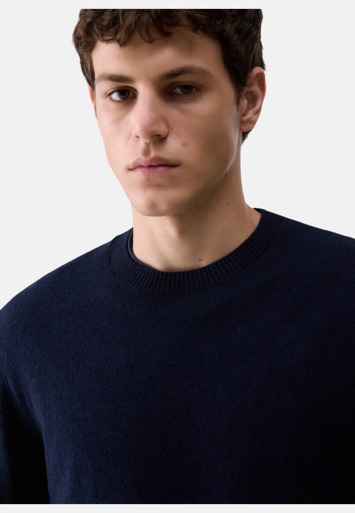 Maglione A Girocollo Uomo Liu Jo In Lana E Cashmere  QF6145MA23P