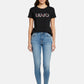 T-Shirt Manica Corta Donna Liu Jo Flowers Eco Line VA6169JS003