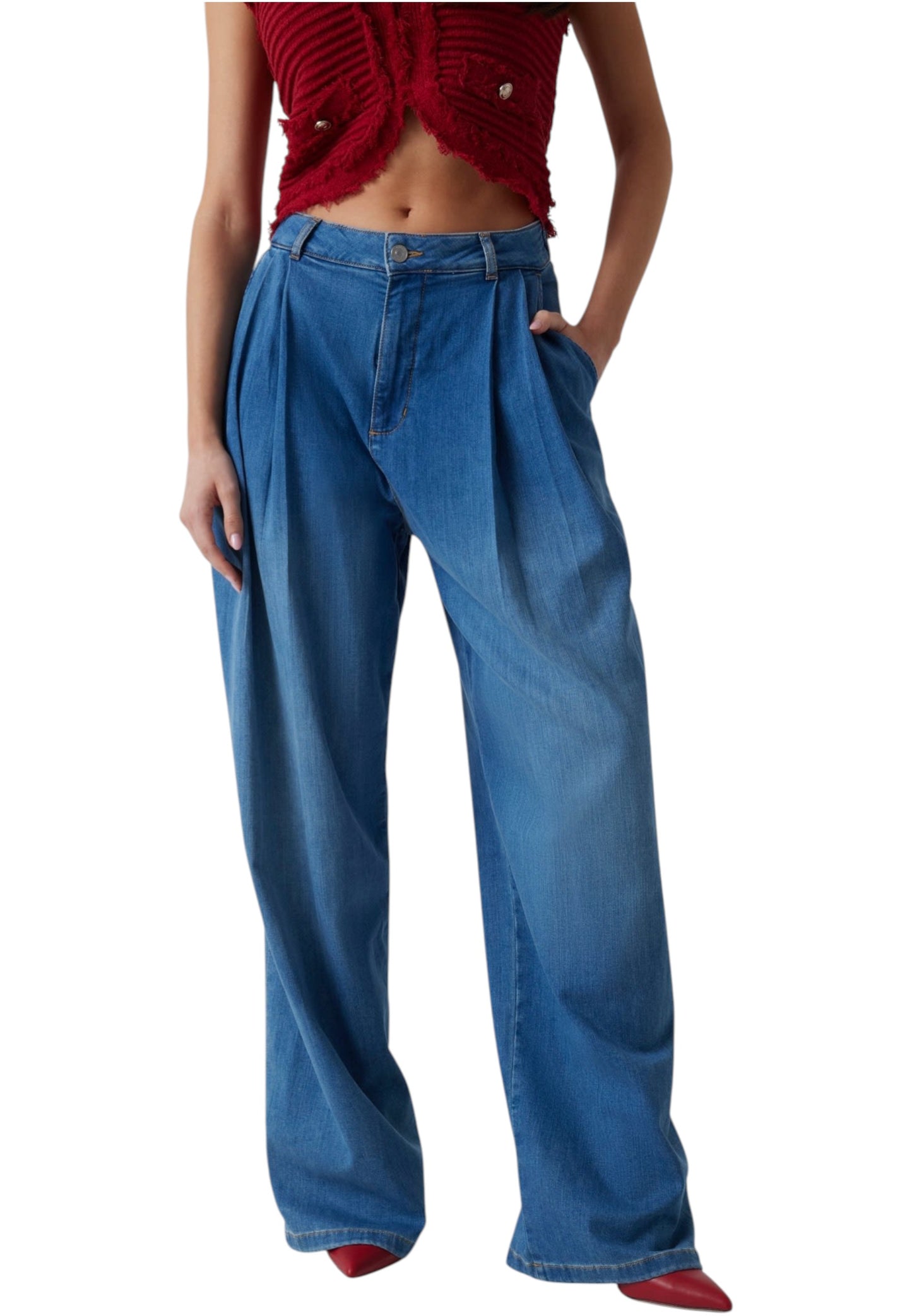 Jeans Wide Leg Donna Guess  Zypher W5YA1FD5O90