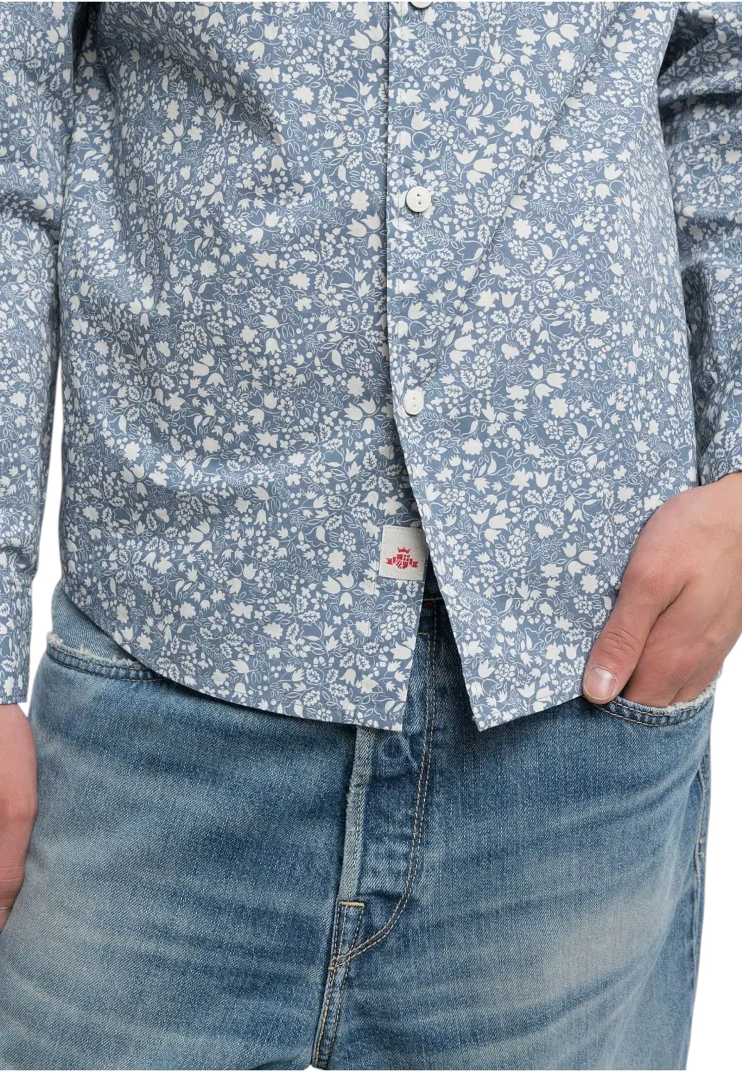 Camicia Manica lunga Uomo Replay Con Motivo Floreale