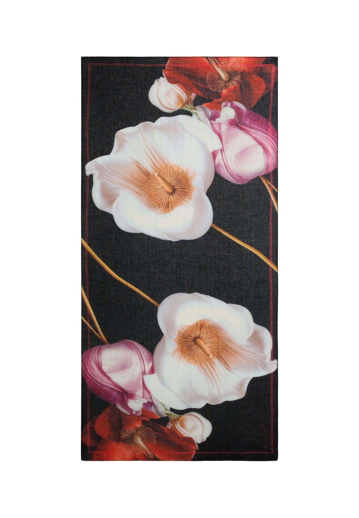 Foulard  Donna Desigual Motivo floreale, Poliestere riciclato Rosea 26WAWA17