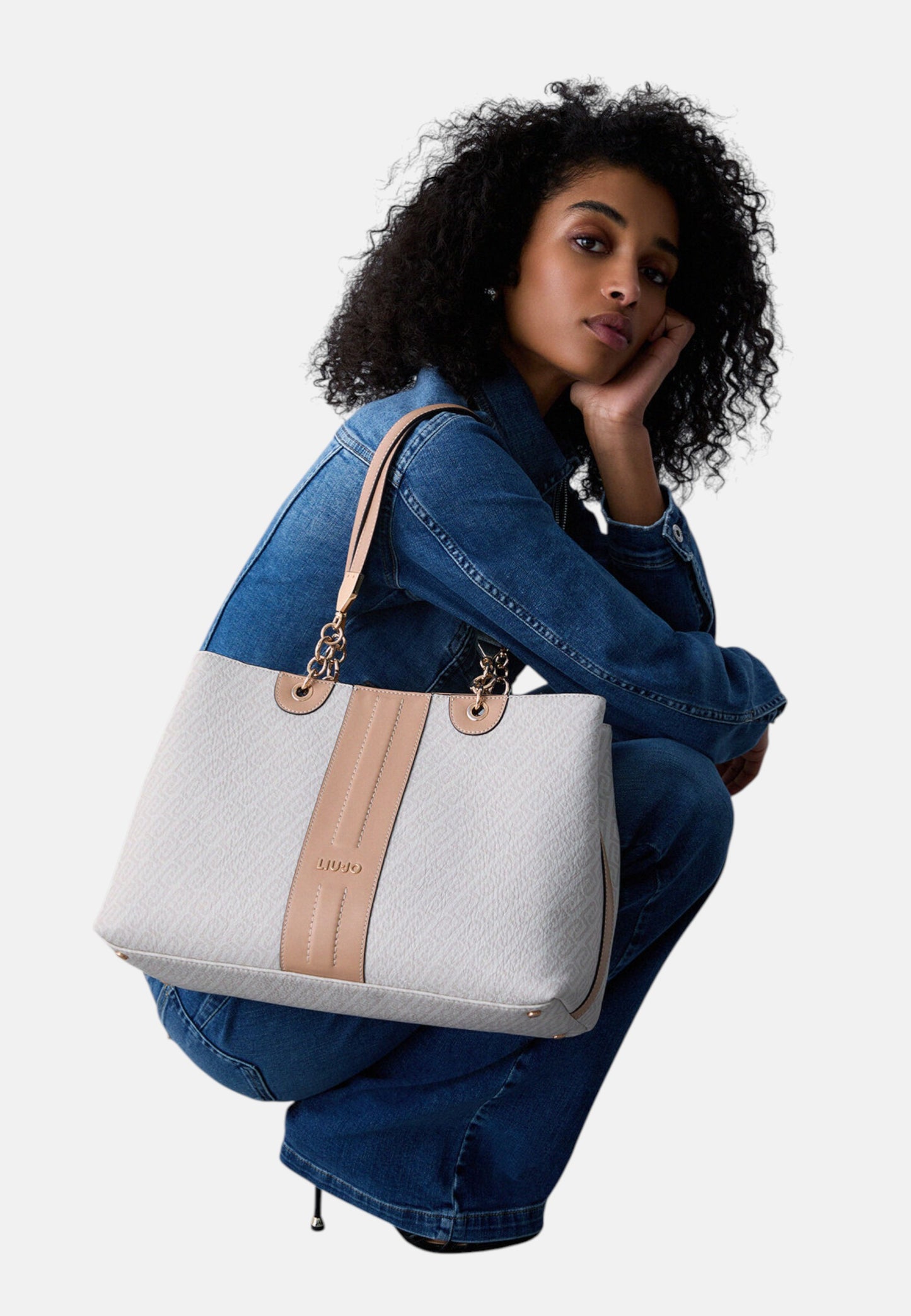 Borsa A Spalla Donna Liu Jo Medium Tote Bag  AA6104E1118