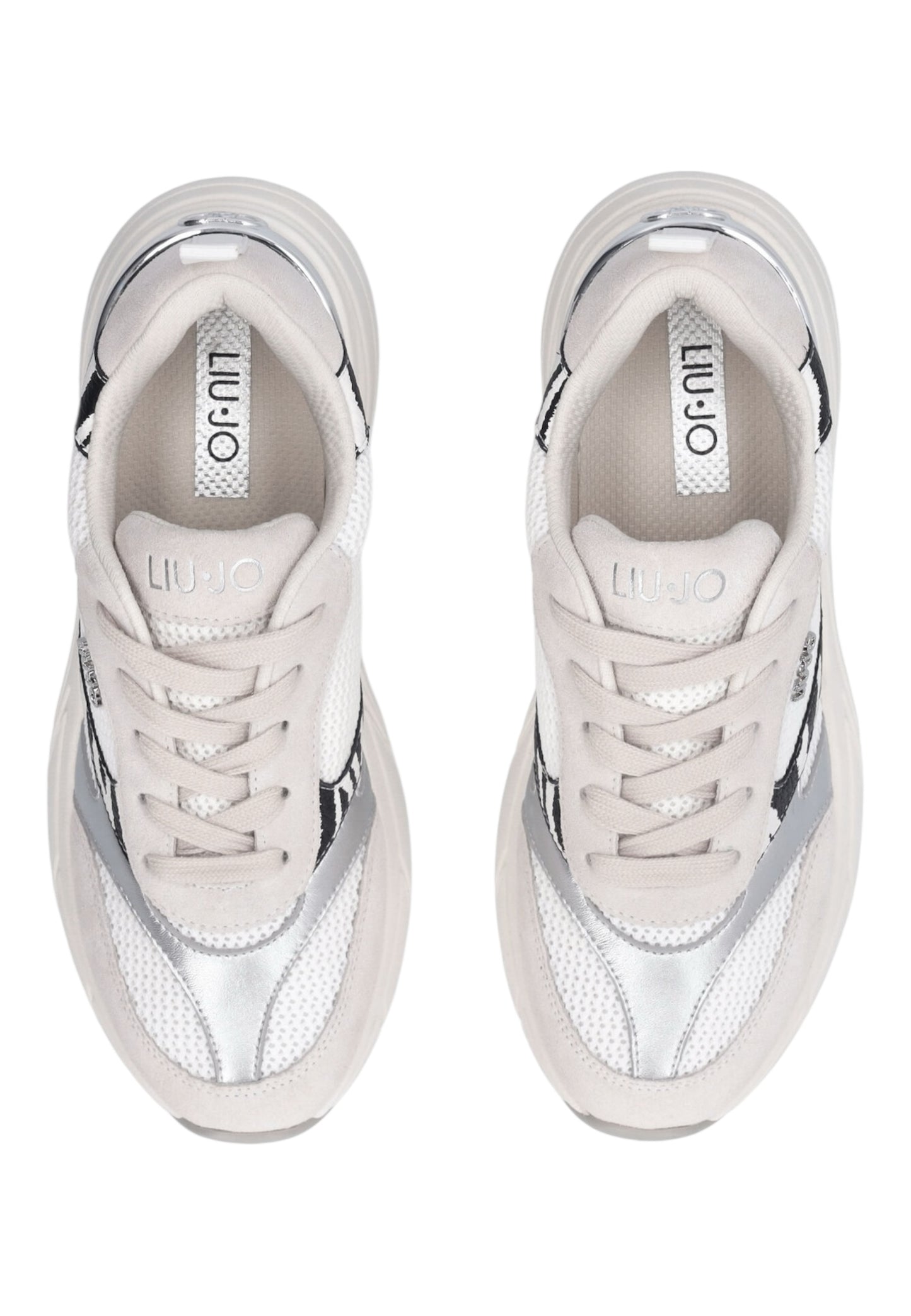 Sneakers Basse Donna Liu Jo In Stampato Leather/Mesh Lj01 09 BA6049PX884