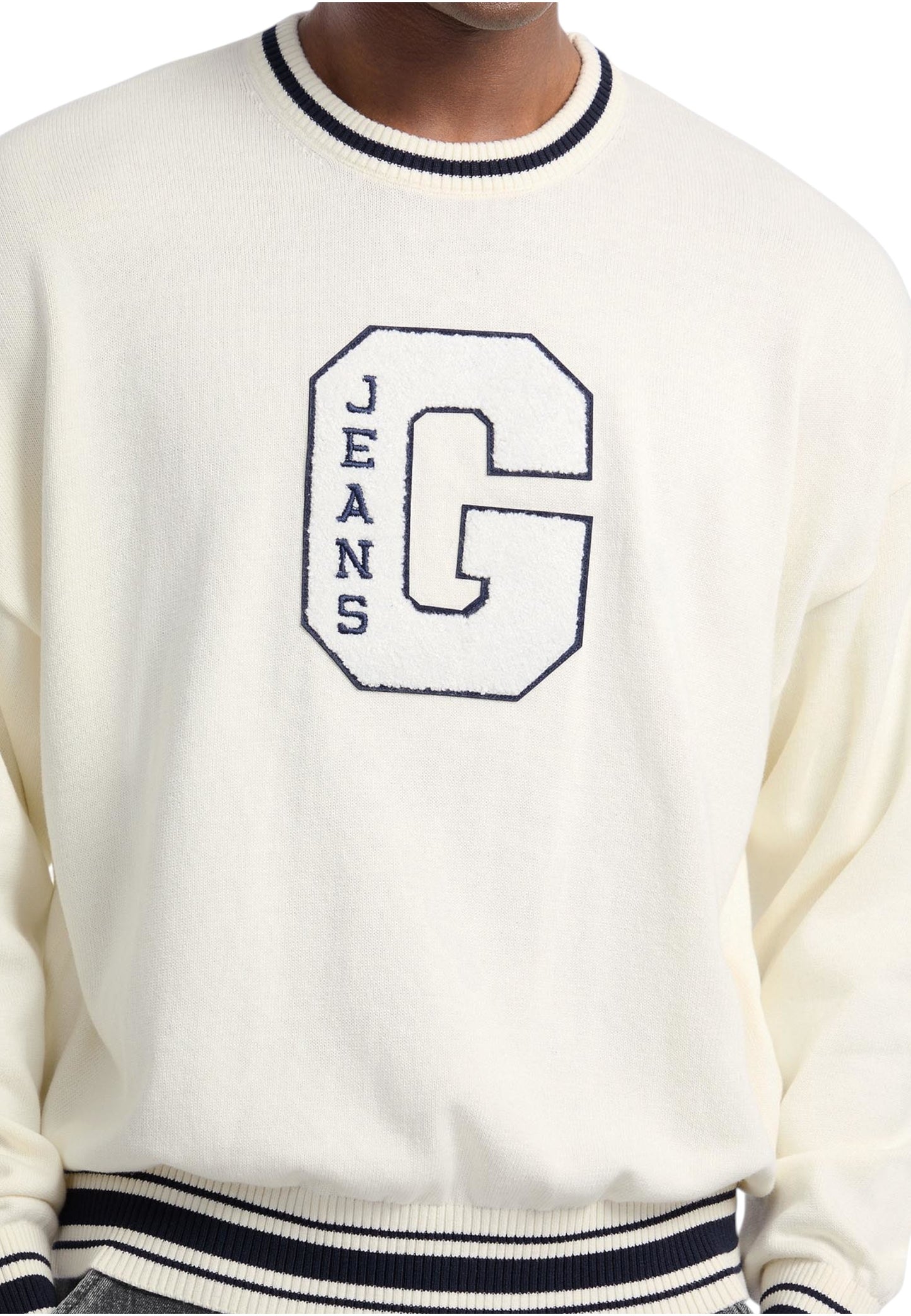 Maglione A Girocollo Uomo Guess  Gj G Patch M5YR21Z3HM1