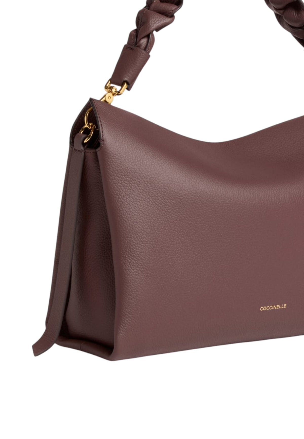 Borsa A Tracolla Donna Coccinelle Pelle a doppia grana Boheme Grana Double E1M50190201