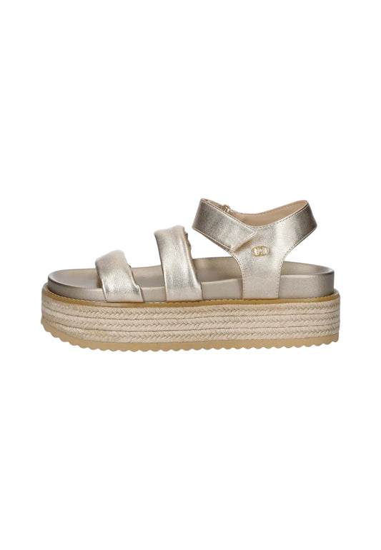Sandali Con Zeppa Donna Liu Jo Metallic Panarea