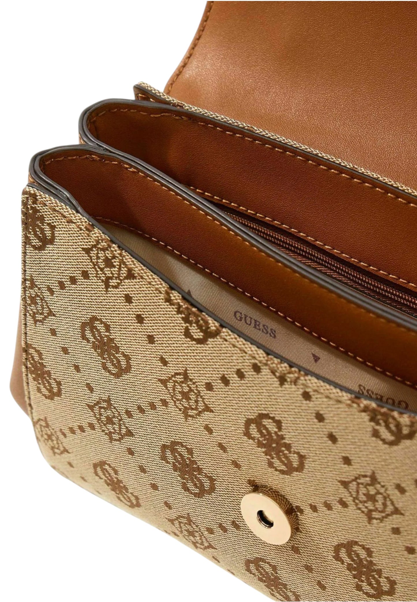 Borsa A Mano Donna Guess Top Handle Flap Melinda Logo HWJP9902200