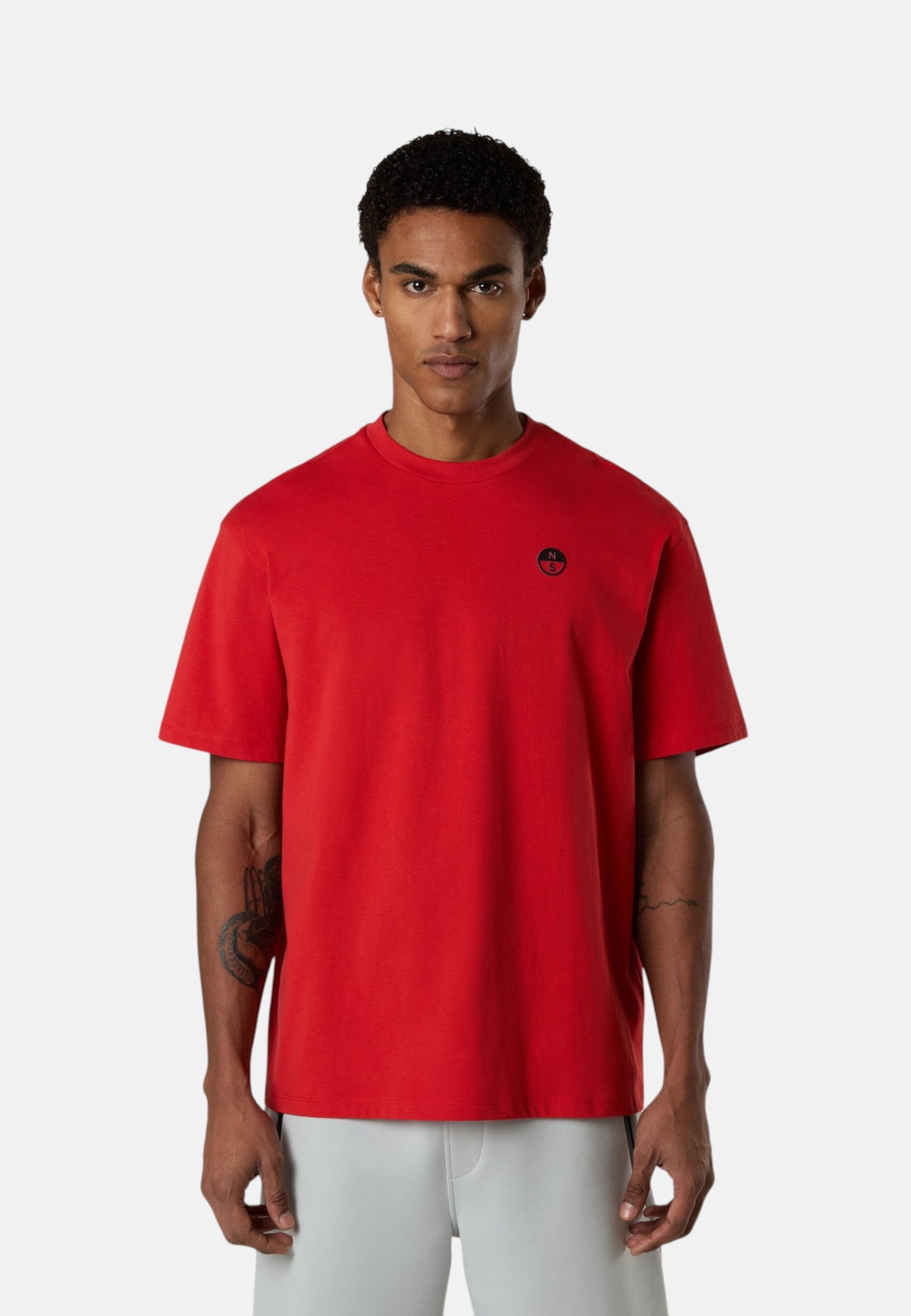 T-Shirt Manica Corta Uomo North Sails Con Stampa  693158