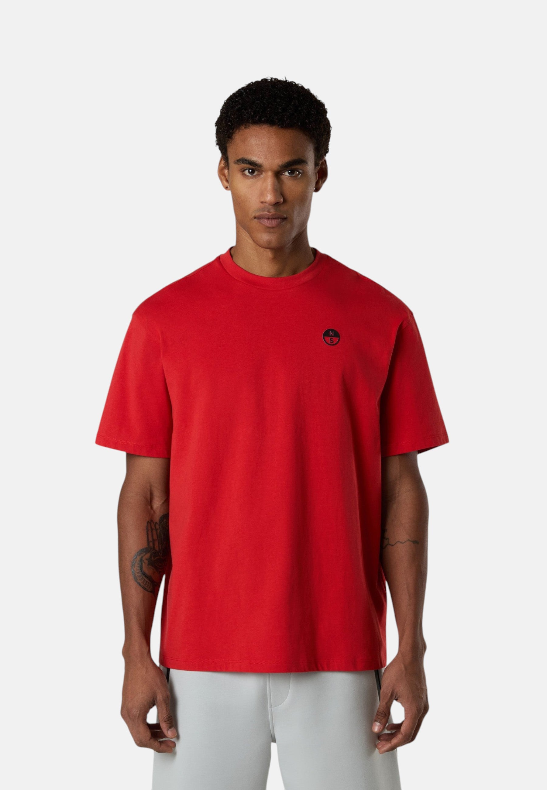 T-Shirt Manica Corta Uomo North Sails Con Stampa  693158