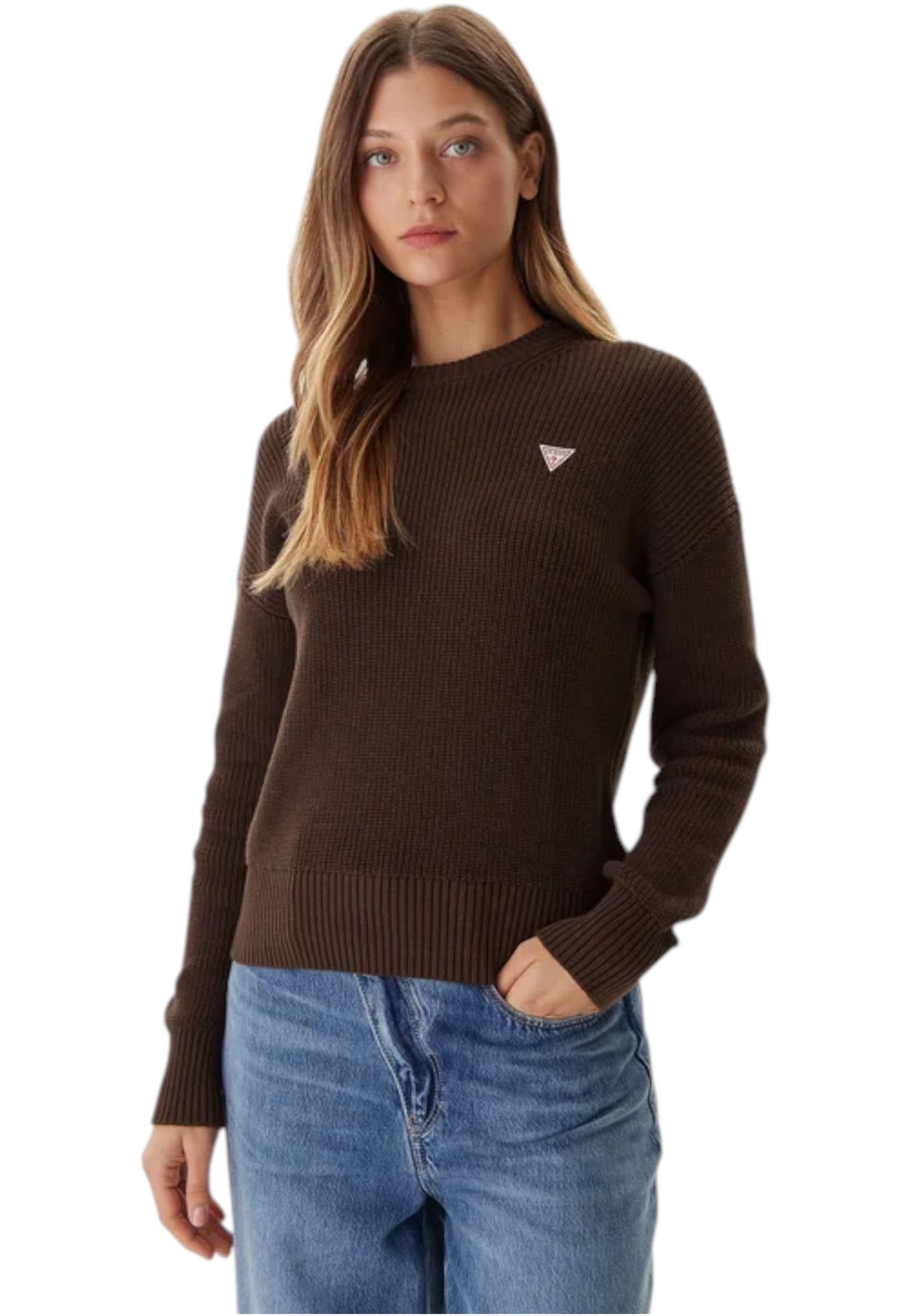 Maglione A Girocollo Donna Guess  Gj Mini Triangle W4BR08Z3HM1