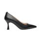 Decollete  Donna Nero Giardini Tomaia in pelle, punta affusolata, scollo pulito, tacco sottile, suola sottile, Made in Italy  E615420DE
