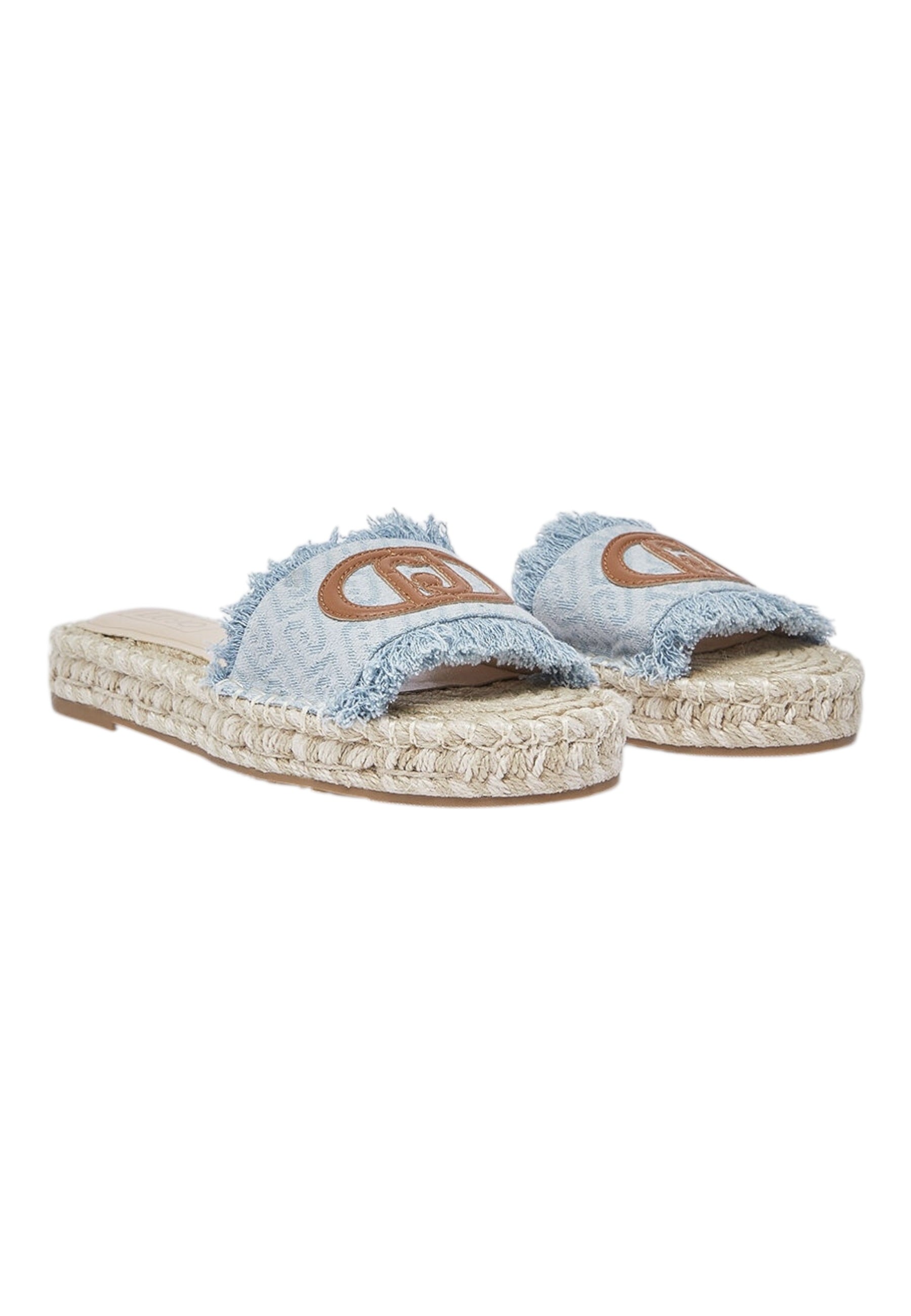 Ciabatte  Donna Liu Jo Monogram Denim Paros 01 SA6099TX523