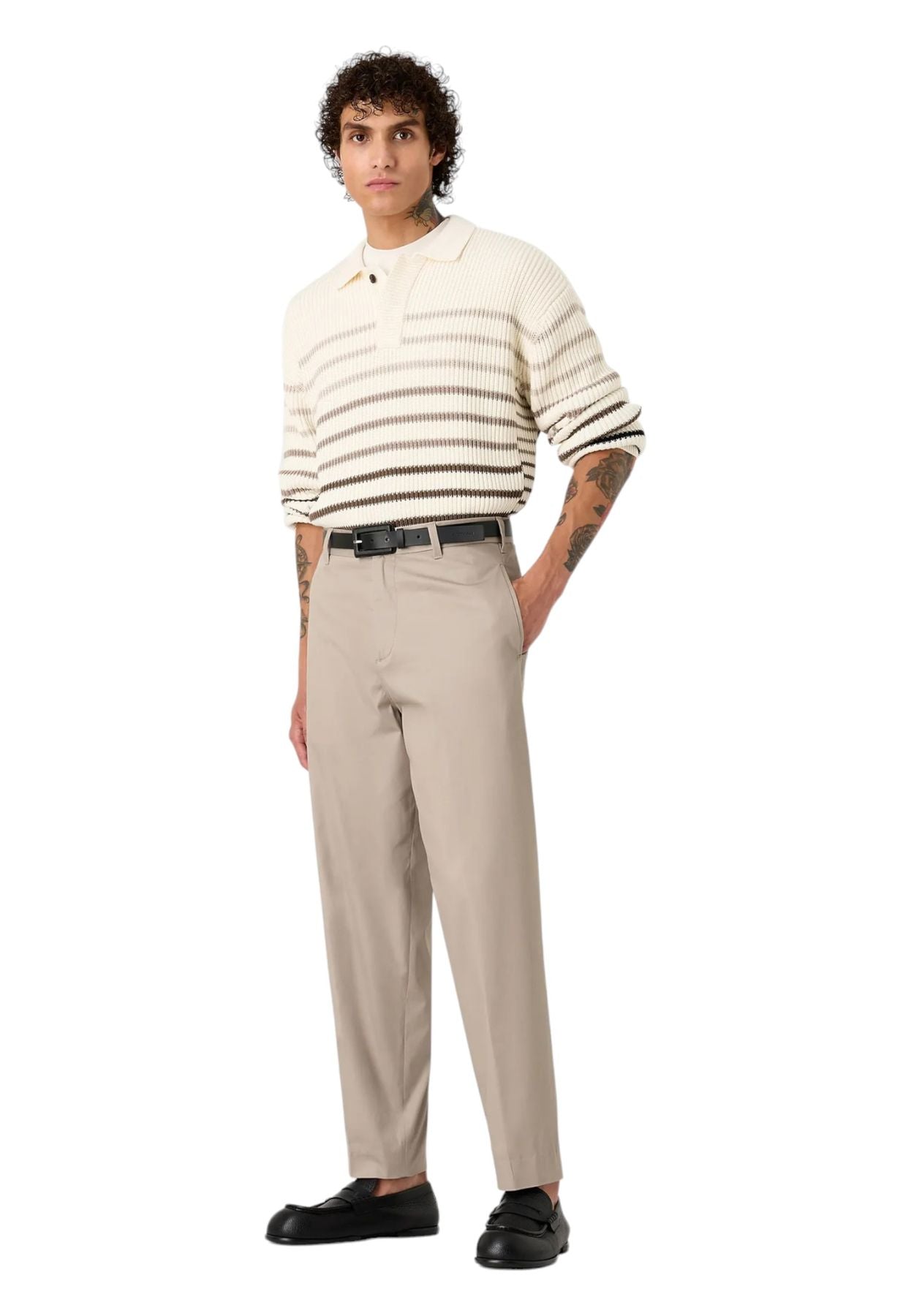 Pantaloni  Uomo Emporio Armani A Gamba Dritta Stretta  3D1PE11NQTZ