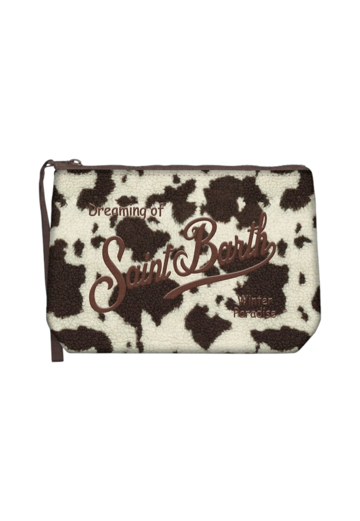 Pochette  Unisex Mc2 Saint Barth Cow Skin Embroidery Aline Teddy ALI0023