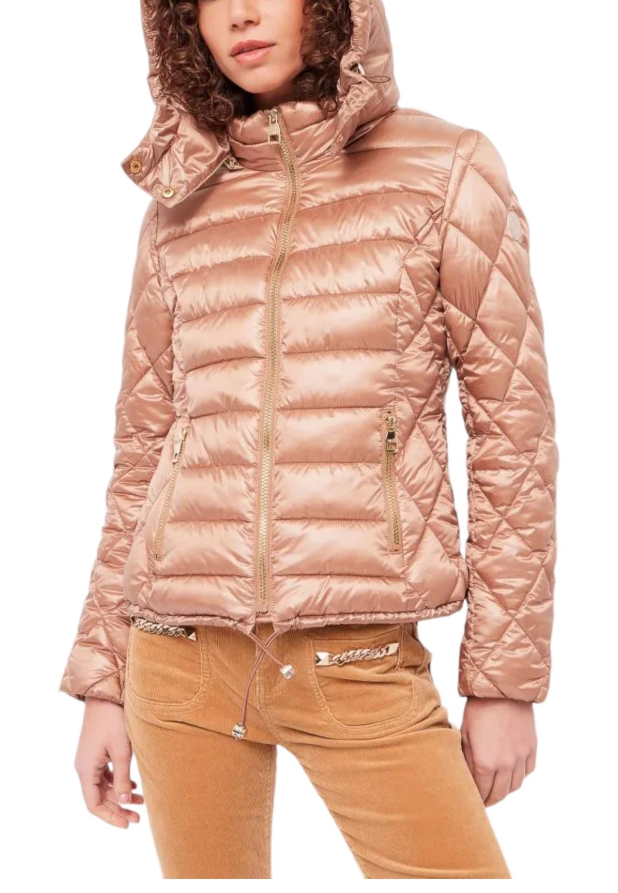 Piumino Corto Donna Gaudi Con Cappuccio  321BD35007