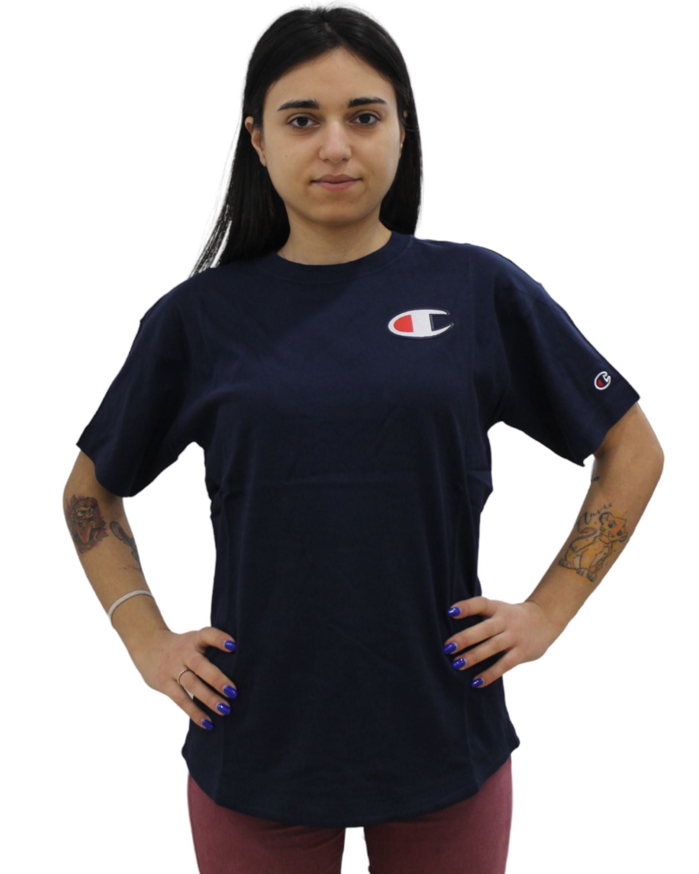 T-Shirt Manica Corta Donna Champion Maxi  112651