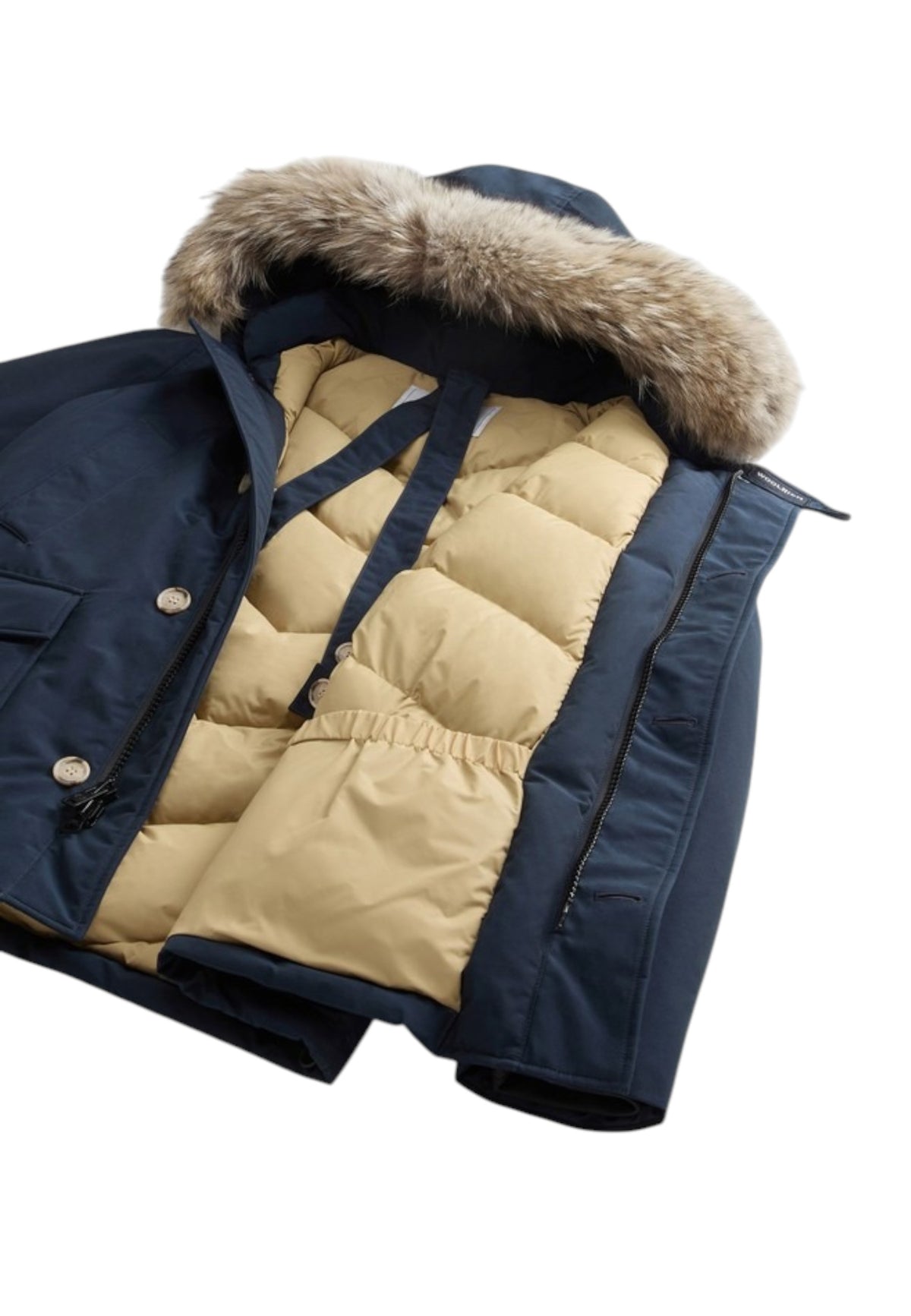 Giacca Invernale Uomo Woolrich  Arctic Detachable Fur Anorak CFWOOU0484MBUT0001
