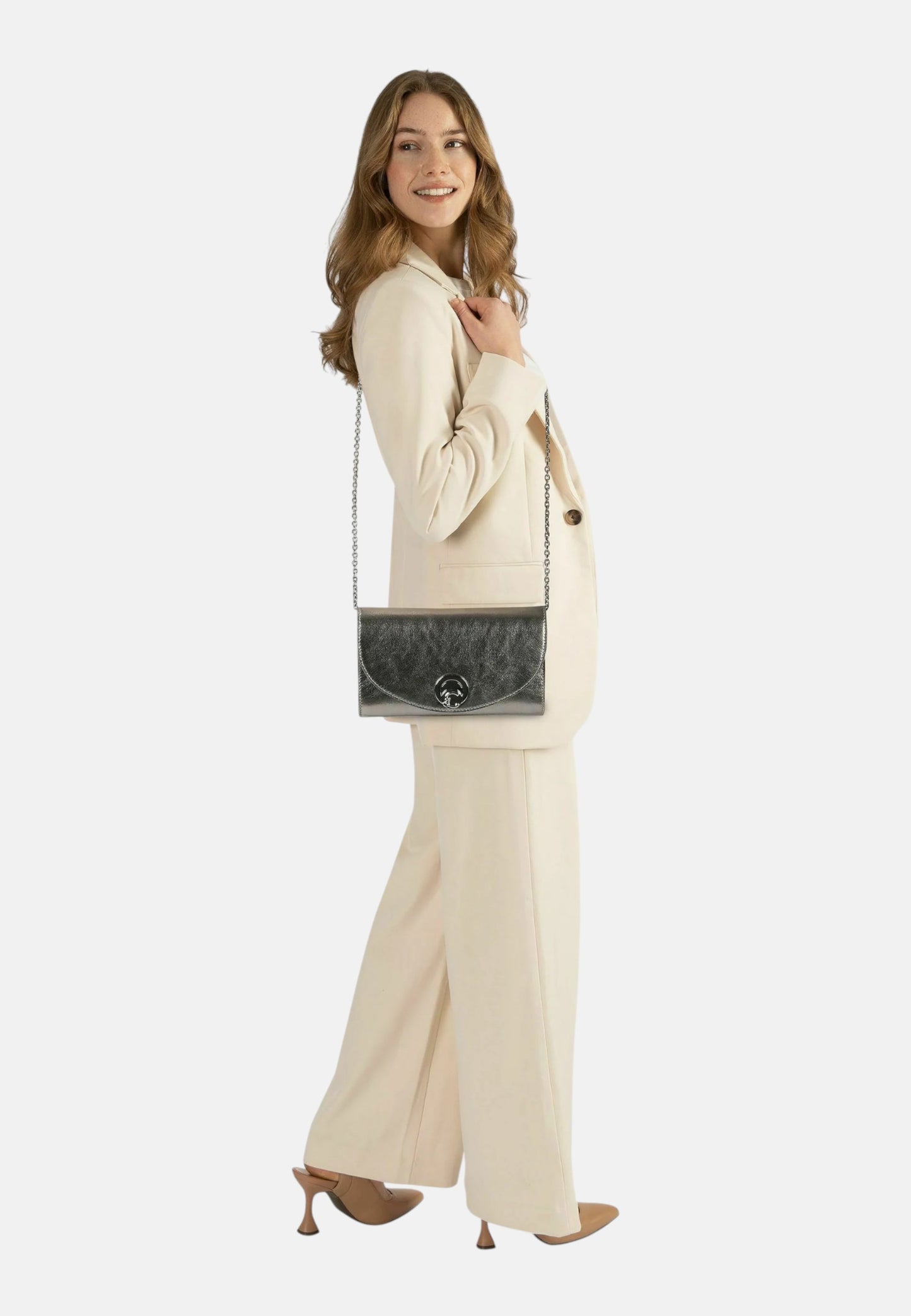Borsa A Tracolla Donna Coccinelle In Pelle Liscia Coccinelle Nikla Smooth Small E1TOB150101