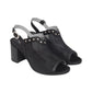 Sandali Con Tacco Donna Nero Giardini E513380D